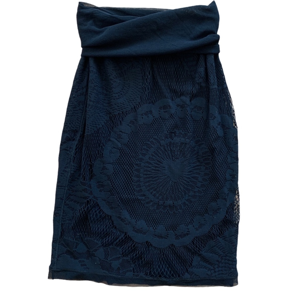 Jean Paul gaultier black mesh net skirt size Xs